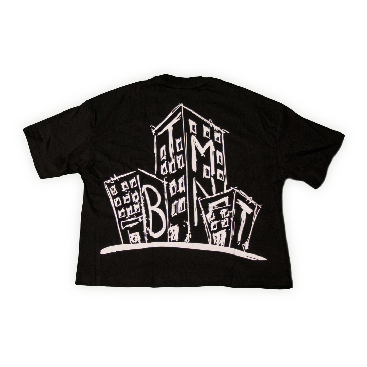 Btmnt black crop shirt