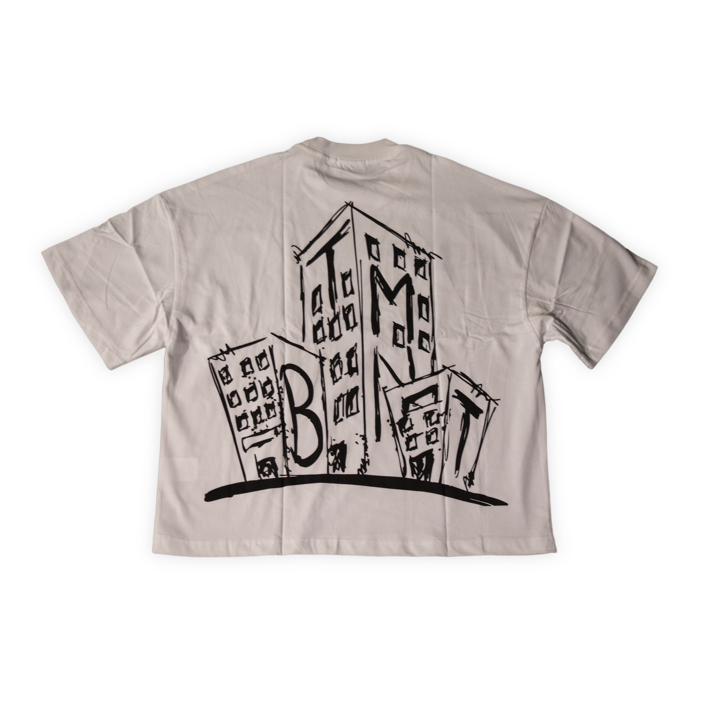 Btmnt white crop shirt