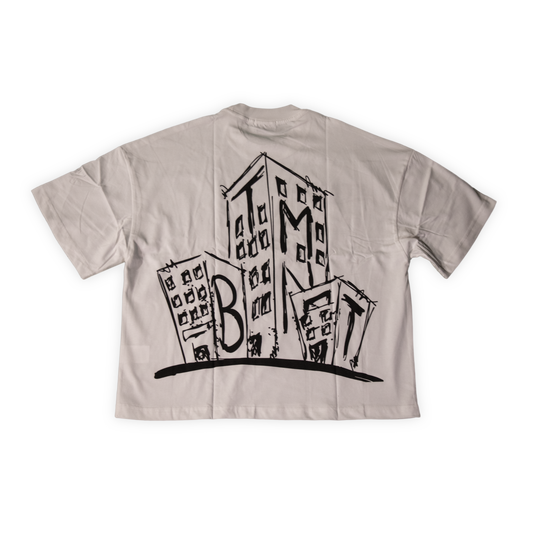 Btmnt white crop shirt